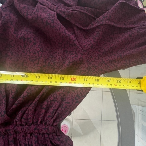 Madewell Pleated Sleeve Retro Mini dress balloon sleeves, V-neckline size M - Picture 12 of 16